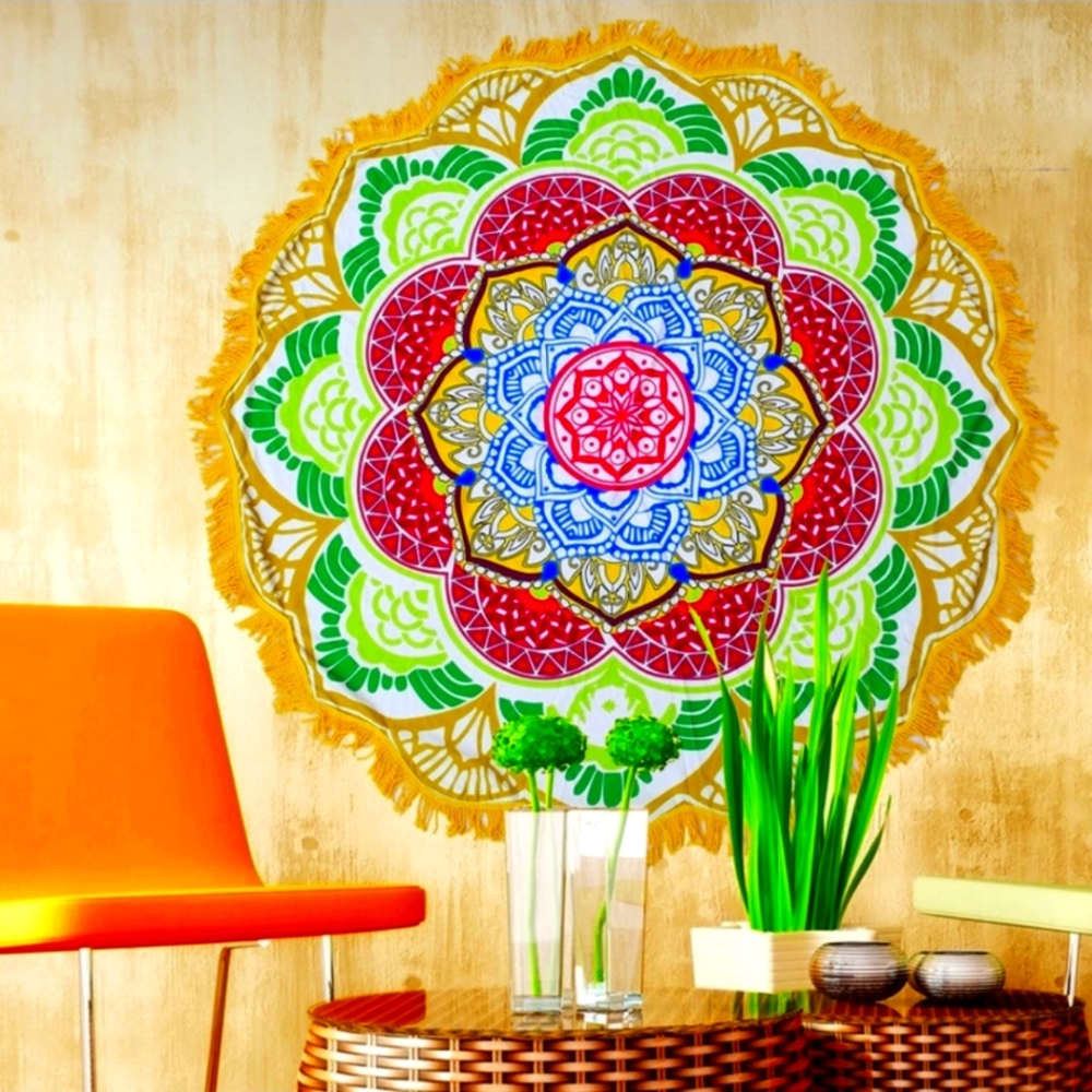 Yoga mat tapestry